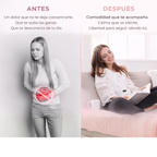 Almohadilla térmica portátil para cólicos menstruales